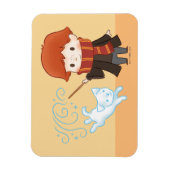 Chibi Ron Weasley Patronus Magneet (Verticaal)