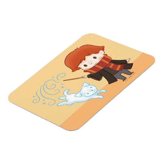 Chibi Ron Weasley Patronus Magneet (Linkerzijde)