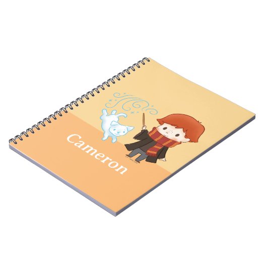 Chibi Ron Weasley Patronus Notitieboek (Linkerzijde)