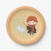 Chibi Ron Weasley Patronus Papieren Bordje (Voorkant)