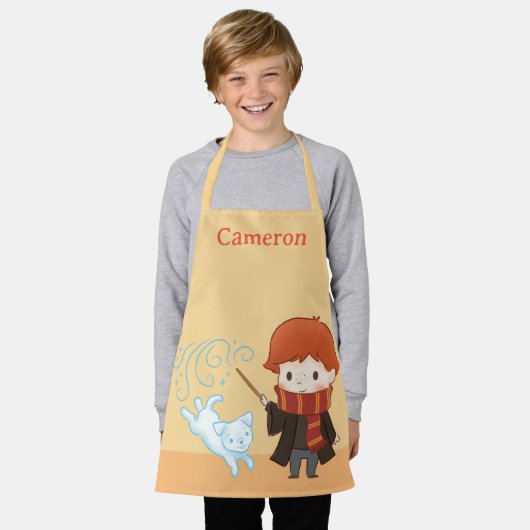 Chibi Ron Weasley Patronus Schort (Gedragen)