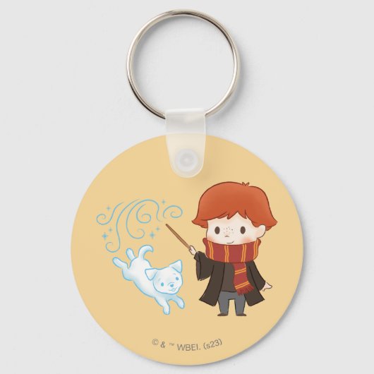 Chibi Ron Weasley Patronus Sleutelhanger (Voorkant)