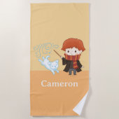 Chibi Ron Weasley Patronus Strandlaken (Voorkant)