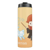 Chibi Ron Weasley Patronus Thermosbeker (Voorkant)