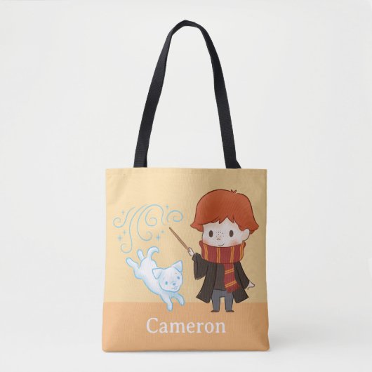 Chibi Ron Weasley Patronus Tote Bag (Voorkant)