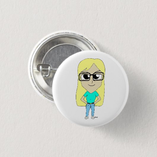 chibi ronde button 3,2 cm (Voorkant /achterkant)