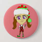 chibi ronde button 4,0 cm (Voorkant)