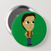 chibi ronde button 4,0 cm (Voorkant /achterkant)