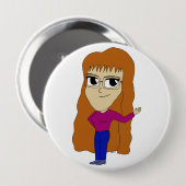 chibi ronde button 4,0 cm (Voorkant /achterkant)