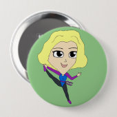 chibi ronde button 4,0 cm (Voorkant /achterkant)