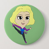 chibi ronde button 4,0 cm (Voorkant)
