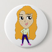 chibi ronde button 4,0 cm (Voorkant)