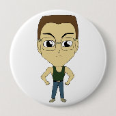 chibi ronde button 4,0 cm (Voorkant)