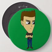 chibi ronde button 6,0 cm (Voorkant /achterkant)