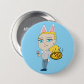 chibi ronde button 7,6 cm (Voorkant /achterkant)