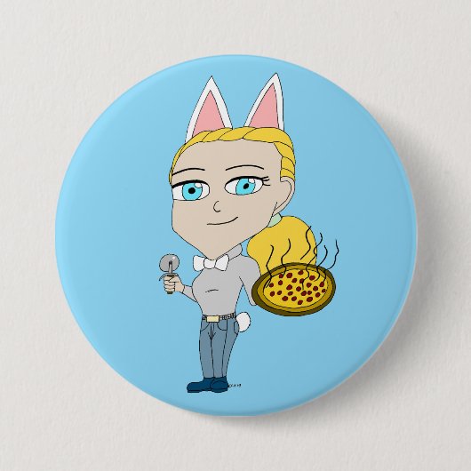 chibi ronde button 7,6 cm (Voorkant)
