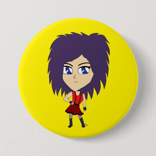 chibi ronde button 7,6 cm (Voorkant)