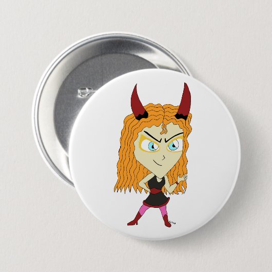 chibi ronde button 7,6 cm (Voorkant /achterkant)