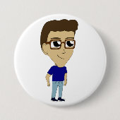 chibi ronde button 7,6 cm (Voorkant)