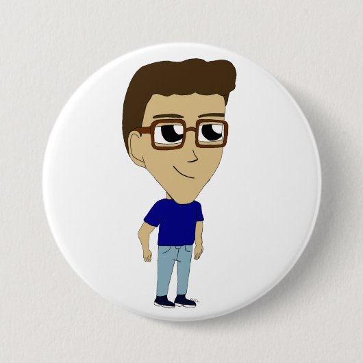 chibi ronde button 7,6 cm (Voorkant)