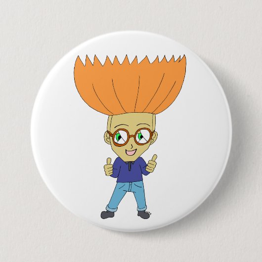 chibi ronde button 7,6 cm (Voorkant)