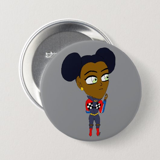 chibi ronde button 7,6 cm (Voorkant /achterkant)