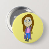 Chibi Ronde Button 7,6 Cm (Voorkant /achterkant)