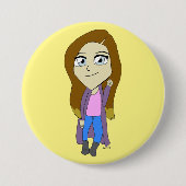 Chibi Ronde Button 7,6 Cm (Voorkant)