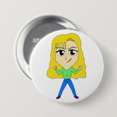 chibi ronde button 7,6 cm (Voorkant /achterkant)