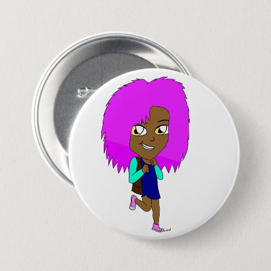 chibi ronde button 7,6 cm (Voorkant /achterkant)