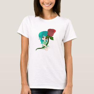 Chibi Roos met een Rozen T-shirt