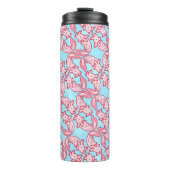 Chibi roze Axolotl patroon Chido Thermosbeker (Voorkant)