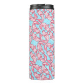 Chibi roze Axolotl patroon Chido Thermosbeker (Achterkant)