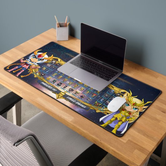 Chibi Saint Seiya Gaming Mouse Pad Desk Mat (Kantoor 2)