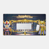 Chibi Saint Seiya Gaming Muismat Bureaumat (Keyboard & Muis)