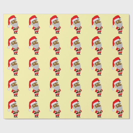 Chibi Santa Cadeaupapier (Vlak)