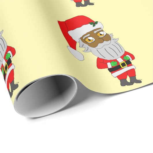 Chibi Santa Cadeaupapier (Rol Hoek)