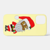 Chibi Santa Case-Mate iPhone Case (Achterkant (horizontaal))