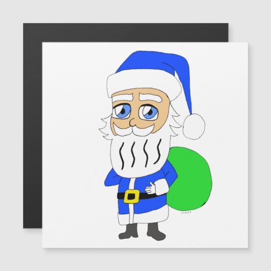 chibi Santa Claus (Voorkant / Achterkant)