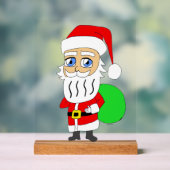 Chibi Santa Claus Acryl Bord (Neutraal)