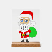 Chibi Santa Claus Acryl Bord (Voorkant)