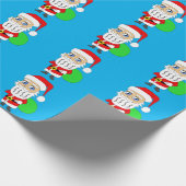 Chibi Santa Claus Cadeaupapier (Hoek)