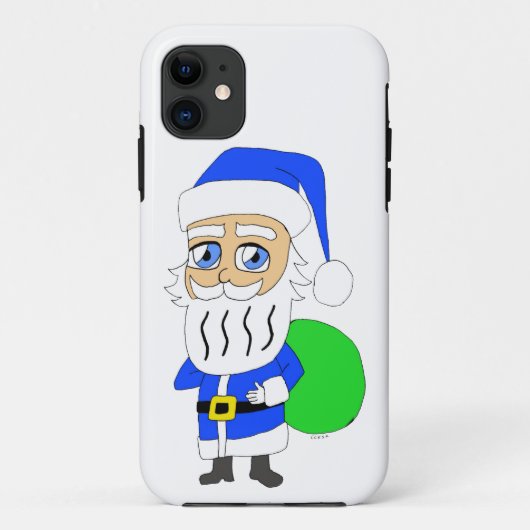 chibi Santa Claus Case-Mate iPhone Case (Achterkant)