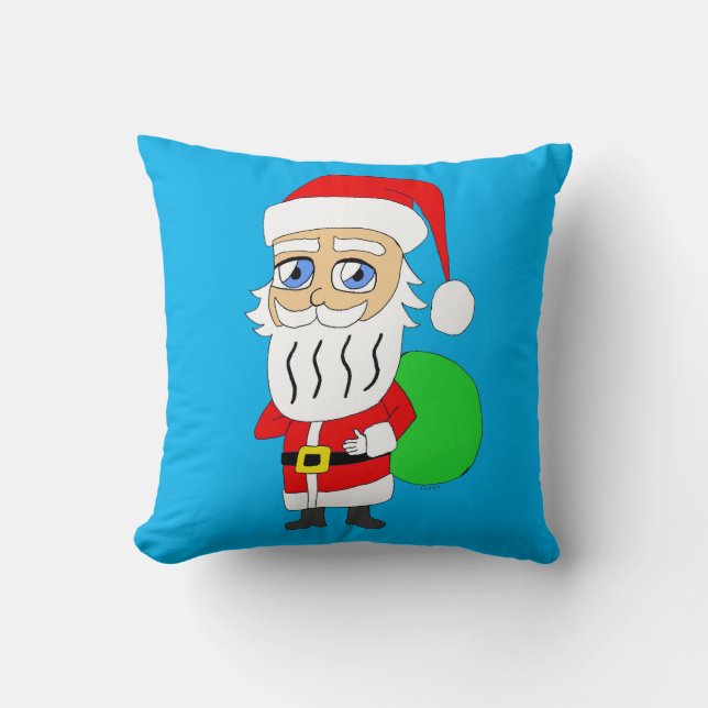 Chibi Santa Claus Kussen (Voorkant)