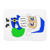 chibi Santa Claus Magneet (Horizontaal)