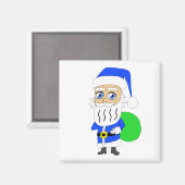 chibi Santa Claus Magneet (Voorkant / Achterkant)