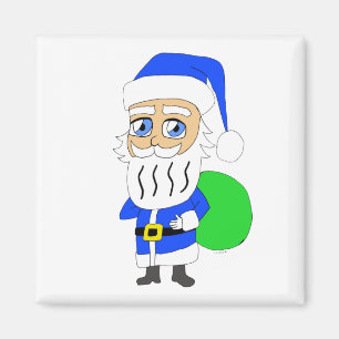 chibi Santa Claus Magneet