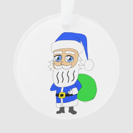 chibi Santa Claus Ornament (voorkant)