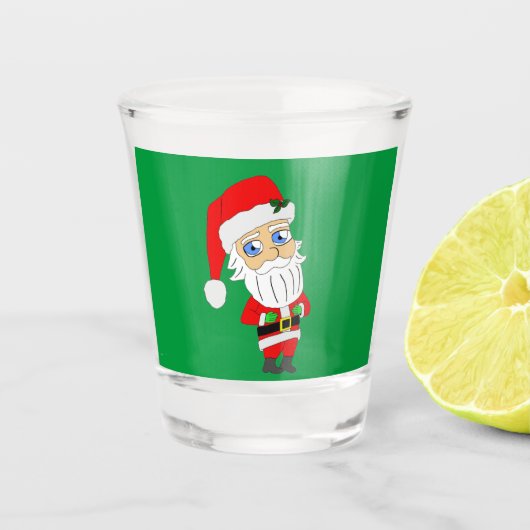 chibi santa claus shot glas (Voorkant)