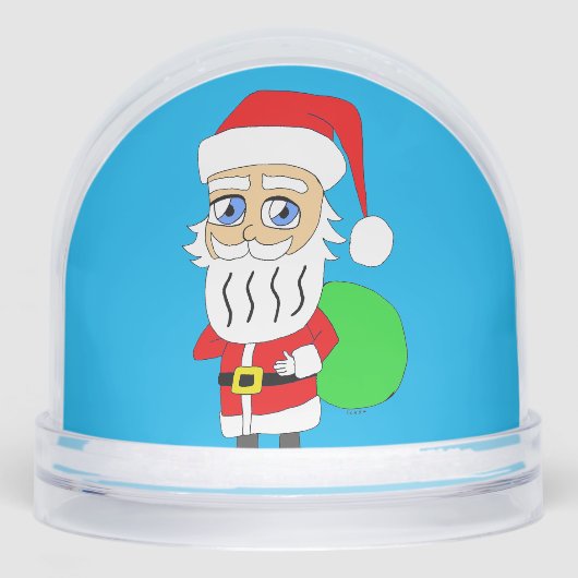 Chibi Santa Claus Sneeuwbol (Voorkant)
